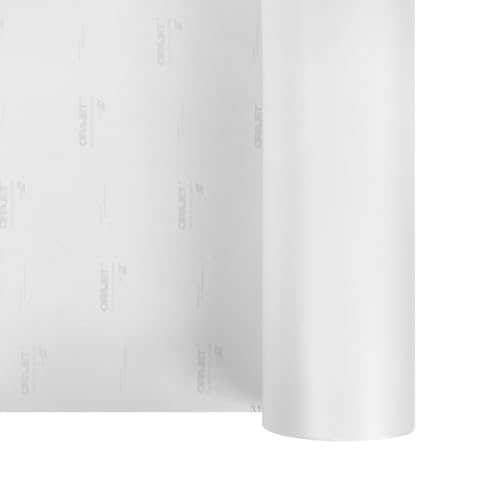 Klebefolie Möbel 52x100 cm | Möbelfolie selbstklebend wasserfest und abwaschbar für schnelle Möbelrenovierung | Klebefolie Küche für Schränke, Türen, Regale | Folie für Möbel | Weiß Matt