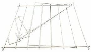 MUSAN 2x Over The Door 7m Utility Airer - Indoor & Outdoor Clothes Drying Rack - Lightweight Laundry Towel Dryer - Foldable Clothes Hanging Bar - Heavy Duty Horse Rail - Caravan, Balconies, White, 7m