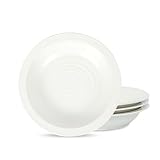 Stone Lain Orbit 4-Piece Pasta Bowl Set Stoneware, White