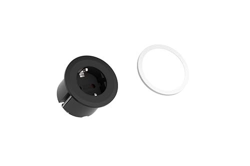 Bachmann Pix 1 X Protezione contatto Presa plastica nero, 1 pezzi, 926.000
