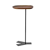 table papillon ossature bois Pratique et facile à nettoyer: La table latérale de salon comporte une conception ouverte d'espace mémoire, avec un aspect simple et élégant et des lignes douces et belles, combinant l'esthétique et le caractère pratique. Il est résistant aux taches et facile à nettoyer et à entretenir.
