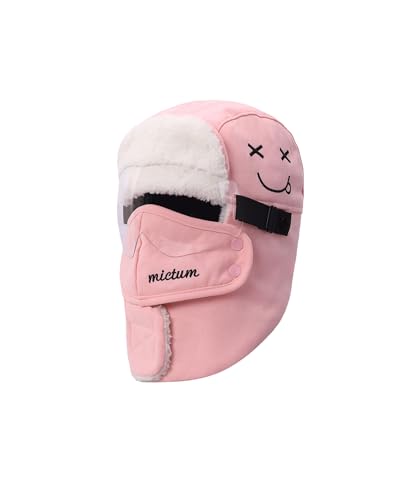 Winter Children's Trapper Hat, Winter Hat, Outdoor Windproof and Warm, Suitable for Boys and Girls Balaclava