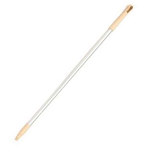 Image of SPARTA Adjustable Aluminum Broomstick, 48 inch Mop and Broom Handle Replacement with Color-Coded System for Environments with Harsh Cleaning Agents, Aluminum, 48 Inches, Tan, (Pack of 12)