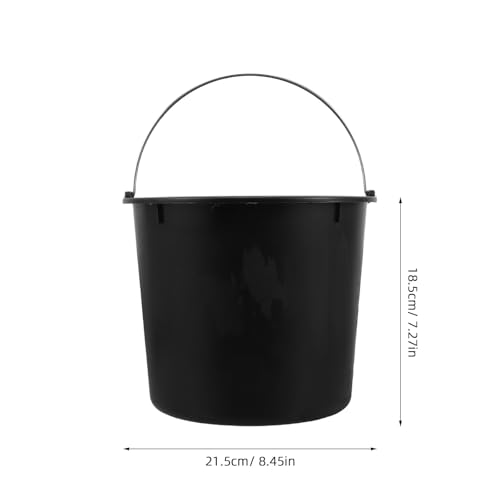 Cubo interior para basura Operitacx de plástico de 8 l con asa miniatura 2