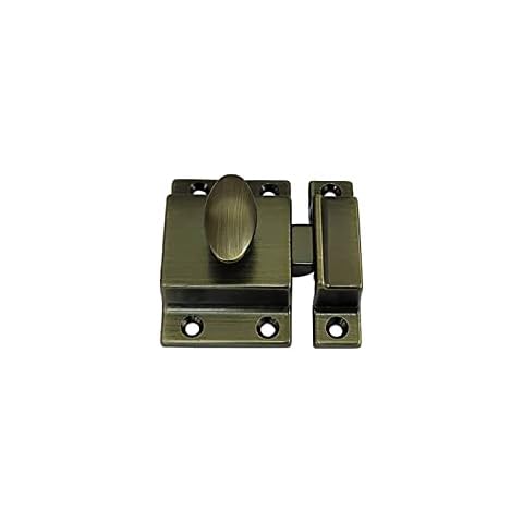 QCAA 2" Traditional Brass Turn Cabinet Latch Cover
