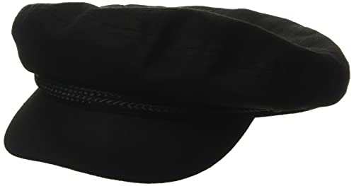 Casquette Newsie Brixton Fiddler Noir S - Idéale Ajustement Parfait Têtes Fines