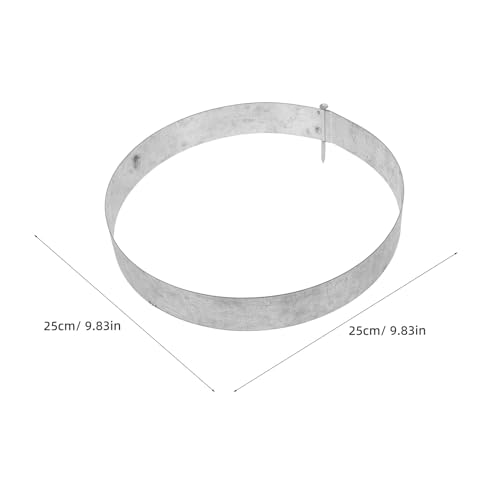 Anillo de embalaje metálico reutilizable de 40 cm para sujetar bolsas de algodón 3