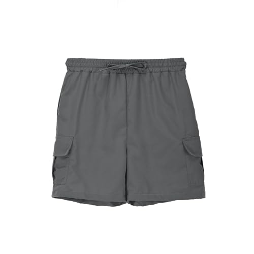 Kids’ Cargo Hiking Shorts Boys' Youth Casual Elastic Waist Outdoor Lightweight 𝐔niform Shorts2