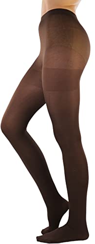 Image of ToBeInStyle Women's Nylon Solid Opaque Pantyhose Tights