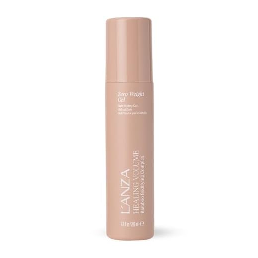 L'ANZA Healing Volume Zero Weight Gel, Dramatically Boosts Shine, Volume, and Thickness for Fine and Flat Hair, Rich with Bamboo Bodifying Complex and Keratin (6.8 Ounce)