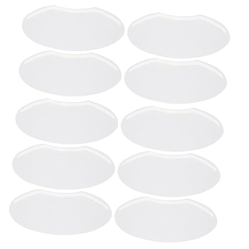 50pezzi Maschera Trasparente Per Viso Rigida Confezione Per Parrucchieri Protezione Occhi Salone Leggera e Resistente Durante La Colorazione e Taglio Dei