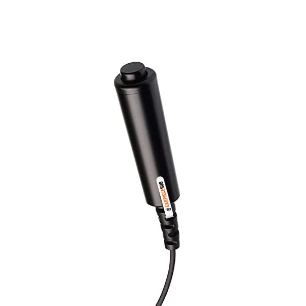 3 Wire Covert Acoustic Tube Earpiece compatible with Kenwood 2 pin PTT Microphone Two way Radio, Black - Image 3