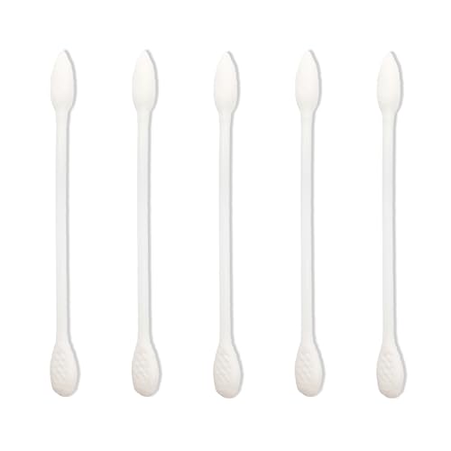 900pcs Precision Cotton Swabs, Pointed&Flattened Tip Cosmetic Applicators