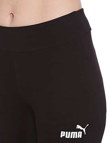 PUMA-Womens-Essentials-Logo-Leggings-Large-Black