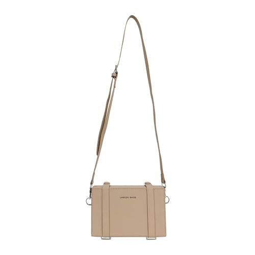 Sac bandoulière homme en nylon et cuir imperméable avec bretelle réglable