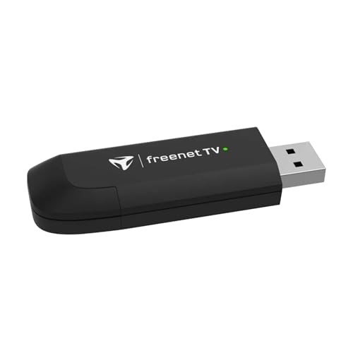 freenet TV CI+ 2.0 USB Stick DVB-T2 HD, 1 Monat freenet TV inklusive, USB-TV-Empfang für kompatible Geräte, Antennenfernsehen in Full HD