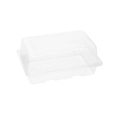 Juvale JZSXP 50 Pack Clear Disposable Food Containers With Hinged Lids, 9X6X4 Inch Plastic Take Out Boxes thumb #8