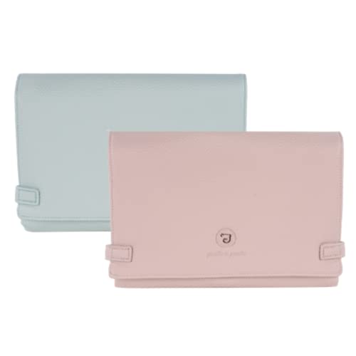 Pasito a Pasito. Cambiador para Bebé Portátil Yummi. Formato Plegable, Cómodo, Ideal para Cambiar a tu Bebé donde sea. Color Rosa.