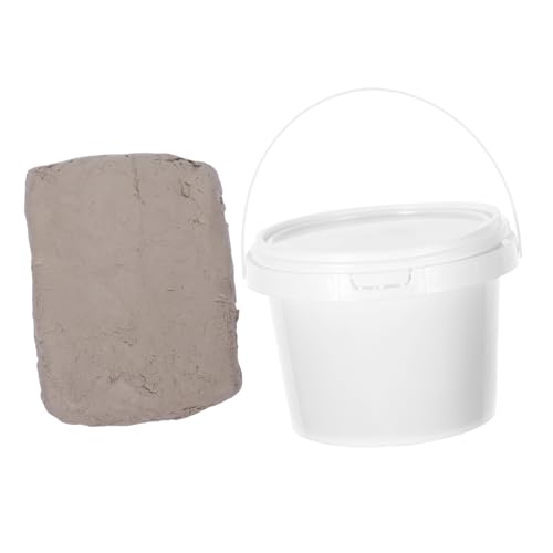 OSALADI 1 Juego De Arcilla De Secado Al Aire Para Modelar Cerámica Y Esculpir, Con Barril, Ideal Para Manualidades Y Proyectos De Bricolaje En Aulas Escolares (500 G/cubo).