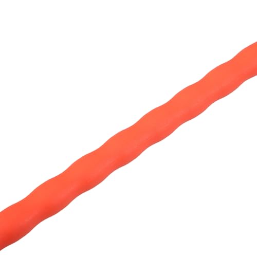 Baquetas de fibra de carbono 5A ligeras con agarre antideslizante color naranja miniatura 3