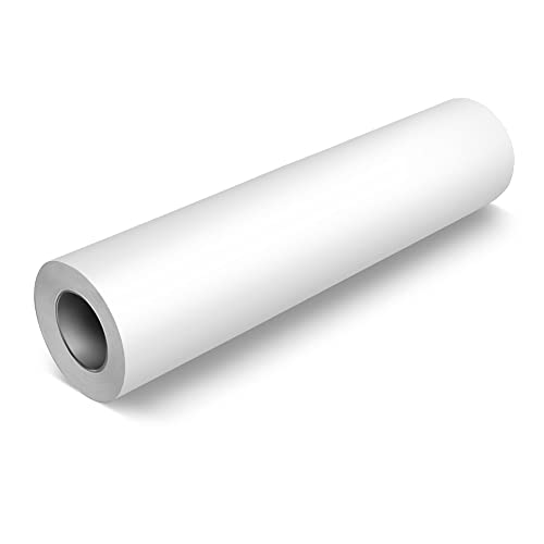 VViViD Matte White 11.8 Inches x 84 Inches (7 Feet) DECO65 Permanent Adhesive Craft Vinyl for Cricut, Silhouette & Cameo