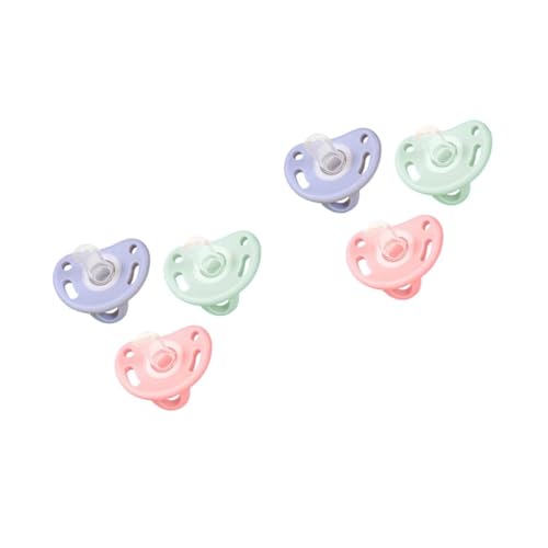 YARNOW 2 series Chupete Para Bebé Chupete Para Recién Nacidos Accesorios De Gel De Sílice 3 piezas*2