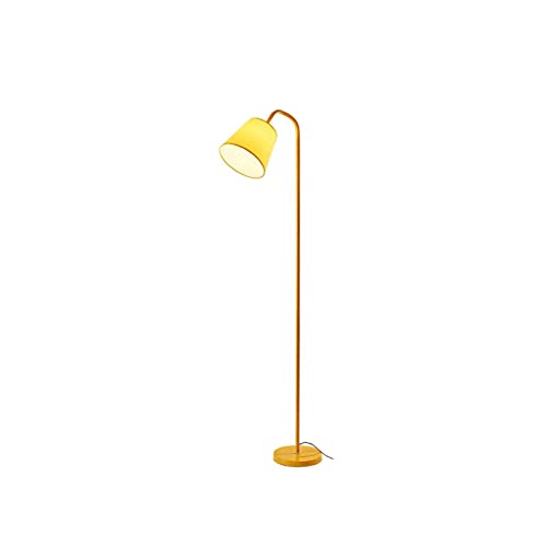 Lampadaire 5 couleurs avec abat-jour en tissu et interrupteur à pied