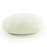 JEMAジェマ もちもち クッション 抱き枕 マシュマロ ラウンドクッション 丸型 可愛い 背もたれ ひんやり 通気性よい オールシーズン 接触冷感 もっちり なめらか 丸型 直径40cm ライトグリーン