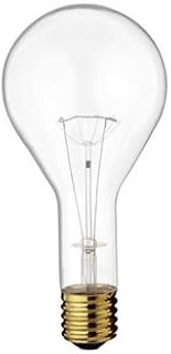LEDVANCE 16034 Clear Sylvania Incandescent 500W PS35 Utility Light Bulb, E39 Mogul Base, 10000 Lumen, 2850K Warm White Finish, 1 Pack