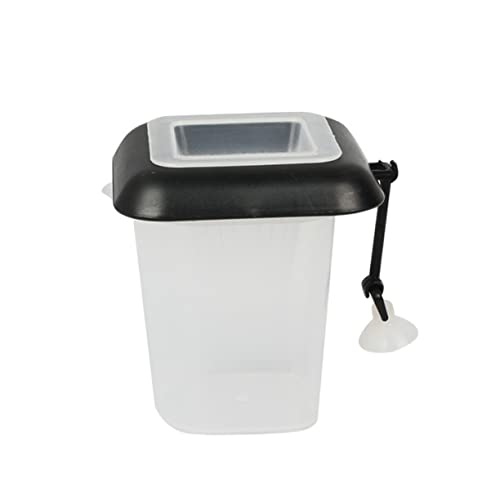 GANAZONO Red Worms Feeder Fish Tank Fish Feeding Cup Fish Feeder White