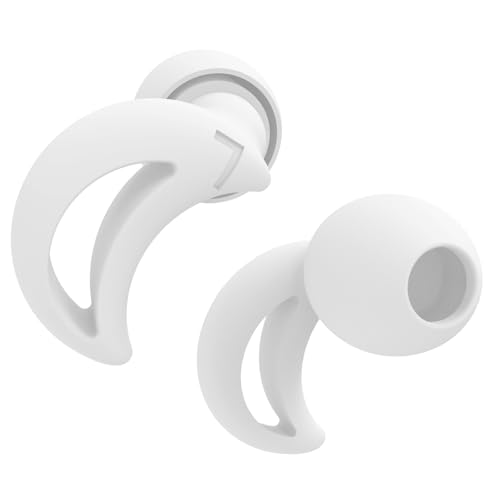 Tapones de silicona con cancelación de ruido para dormir, surf, natación, viajes, ajuste cómodo para personas que duermen sensibles y estudiantes, cómodos tapones de silicona para los oídos