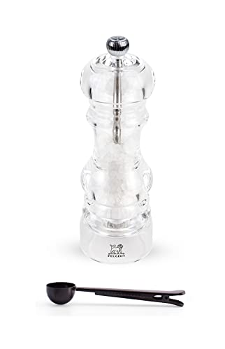Peugeot - Nancy Acrylic Manual Salt Mill - Transparent Adjustable