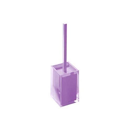 Image of Gedy Rainbow Free Standing Thermoplastic Resin Toilet Brush, Lilac