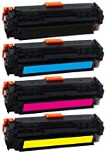 CF210A Black, CF211A Cyan, CF212A Yellow, CF213A Magenta 131A for HP All in One Printers Laserjet Pro 200 M276n MFP, 200 M276nw MFP, 200 M251n, 200 M251nw