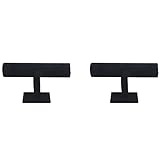 Alta qualità e di zecca Grendly 2 X Staender Bracciale Bracciale Bracciale Orologio a T Supporto Display Gioielli Nero