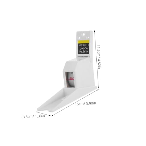 SOLUSTRE Portable Height Measuring Tape 2m Wall Mount Height Meter for Boys and Girls Adults Metal Tool Easy to Use Design