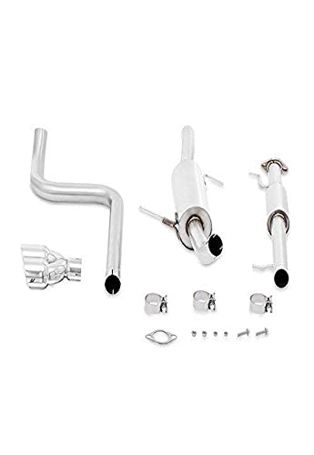 Mishimoto MMEXH-FIST-14RP Cat-Back Exhaust Resonated Compatible With Ford Fiesta ST 2014+ Polished Tips