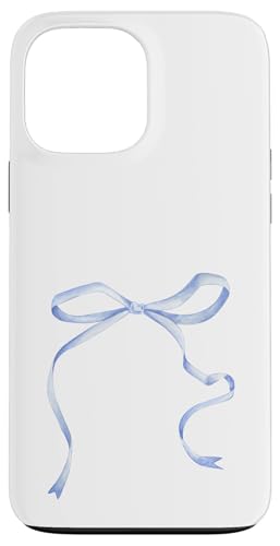 Cute Coquette Blue Bow Aesthetic Girl Women Pattern Decor X}zP[X iPhone 13 Pro Max p