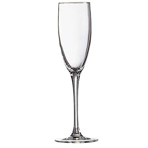 Luminarc Copa de Flauta para vinos espumosos, 6 Copas, 6 Unidad (Paquete de 1), 6