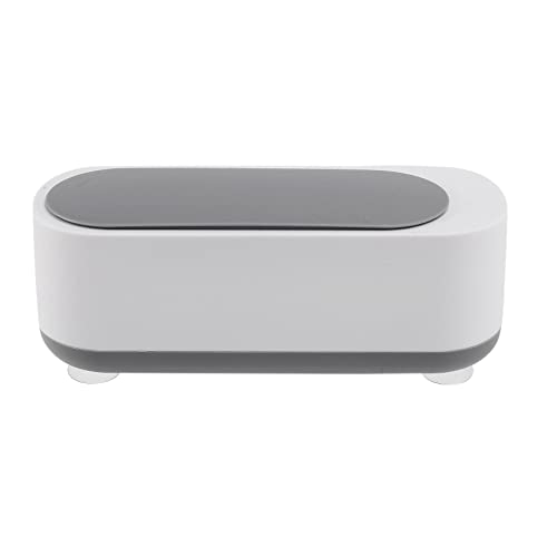 Juwaacoo Nettoyeur de Bijoux à Ultrasons Nettoyeur à Ultrasons Professionnel Portable pour le Nettoyage de Bijoux, Lunettes, Montres, TêTes de Rasoir Cover
