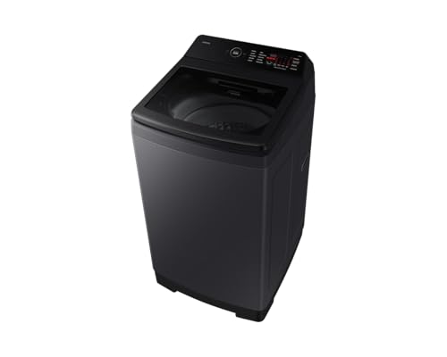 Image of Samsung 8.0 Kg Top Load Washing Machine with AI Wash & Ecobubble Technology | Fully Automatic Washing Machine | Powerful Cleaning | Elegant Black Finish | Smart Laundry Appliance