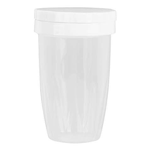 Flour Shaker,Food Grade Plastic Flour Sifter Sieve Chocolate Powder Shaker Kitchen DIY Baking Supplies Cover