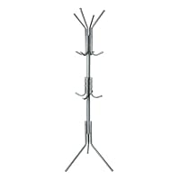 1ABOVE Metal Coat Rack, 12 Hooks Freestanding Clothes Tree, Home Office Bedroom Entryway Storage Organiser Display Hall, Ideal for Hats, Scarves, Coat, Jackets, Umbrellas and Bags, H-170cm