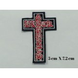 Celtic Cross Religious Gaelic Irish Crucifix Goth Punk Rock Hog Outlaw Rider Biker Tatoo Jacket T shirt Patch Ecusson Embroidered Sew Iron on Embroidered