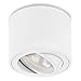 Produktbild Sweet Led® Aufbauleuchte dimmbar flach 230V IP20 - inkl. 5W LED-Leuchtmittel - Aufbaustrahler schwenkbar - Deckenleuchte rund - Aufbauspot Aluminium - Aufputz Strahler - Weiß, warmweiß