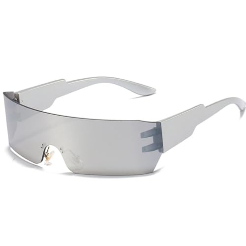 Lunettes de soleil punk tendance esthétique UV400 pour femme homme