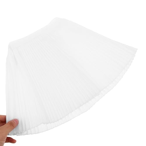 Capa impermeable para peluquería blanca ajustable con cierre miniatura 4