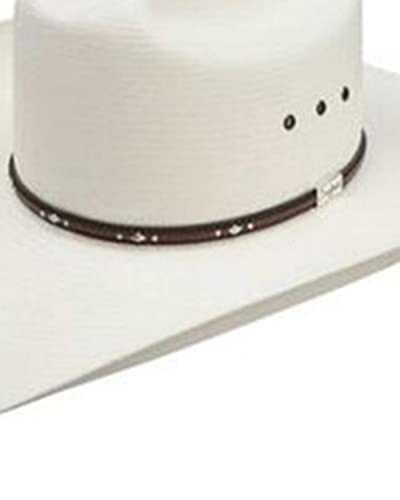 RESISTOL Unisex Natural 10X Kingman Cattleman Straw Western Hat Natural 7 1/8