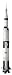Bandai Tamashii Nations Apollo 11 and Saturn V Launch Vehicle NASA Otona No Chogokin Rocket