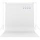 WYYFXY® 2x3m Fotohintergrund Weiß Stoff Foto Hintergrund Fotografie Fotowand Faltbare Fotoleinwand Weißer Leinwand für Fotostudio, Fotoshooting, Video, Modefotografie
